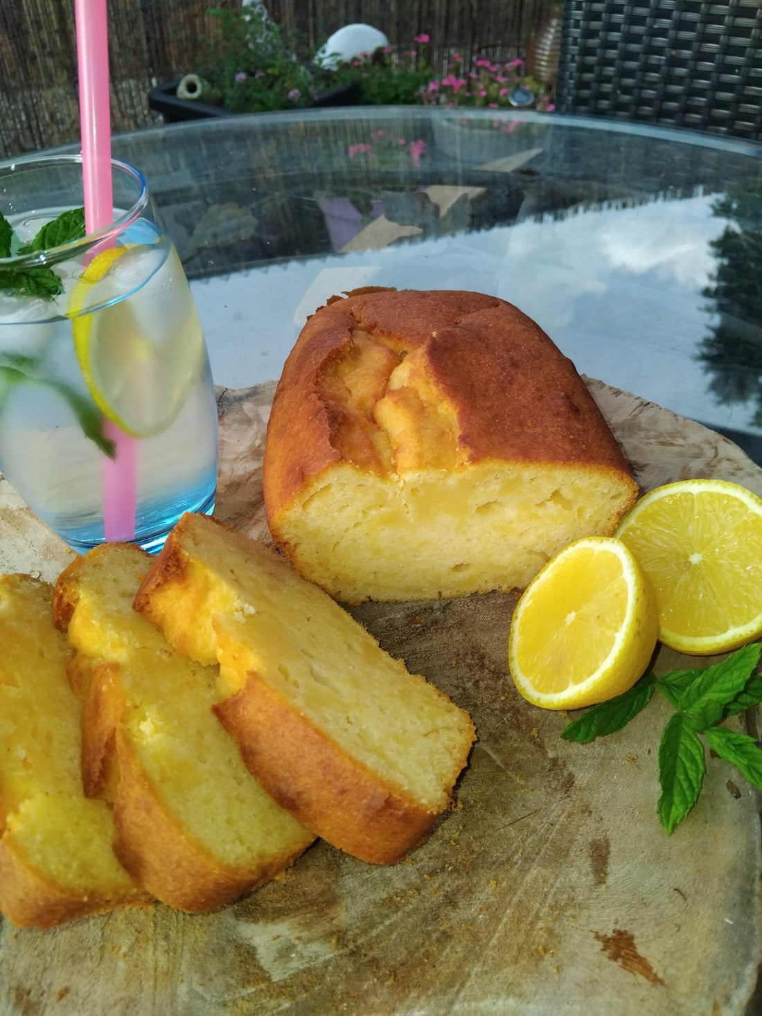 Citroencake vrij van gluten, lactose en meer en arm aan suiker