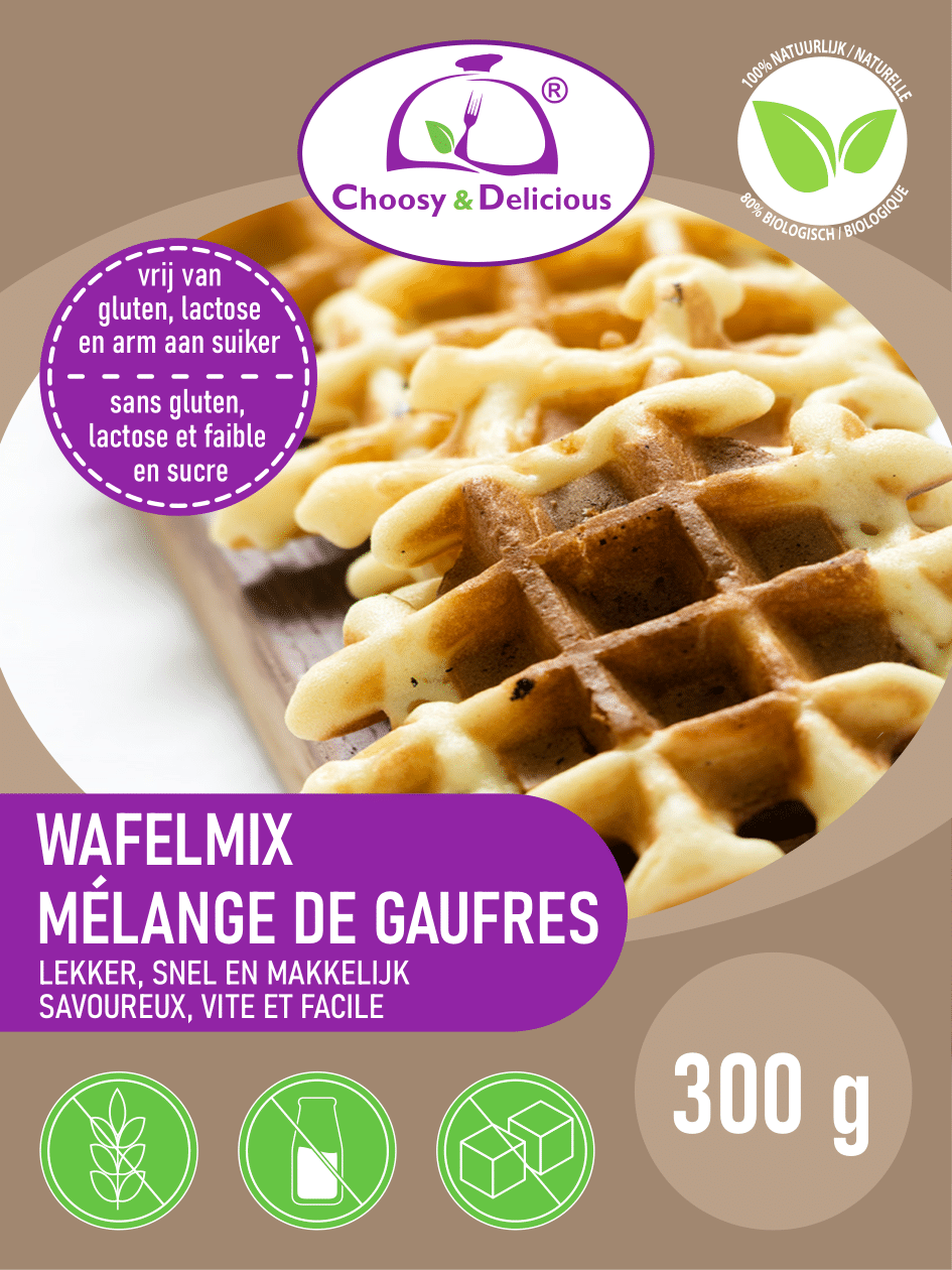 Wafelmix - Glutenvrij en Lactosevrij