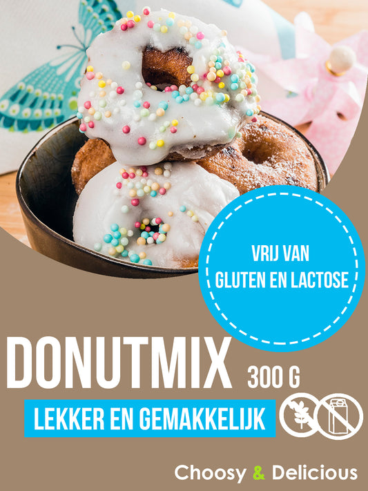 Donutmix Glutenvrije en Lactosevrije | 🏡 Perfect voor Homemade Donuts