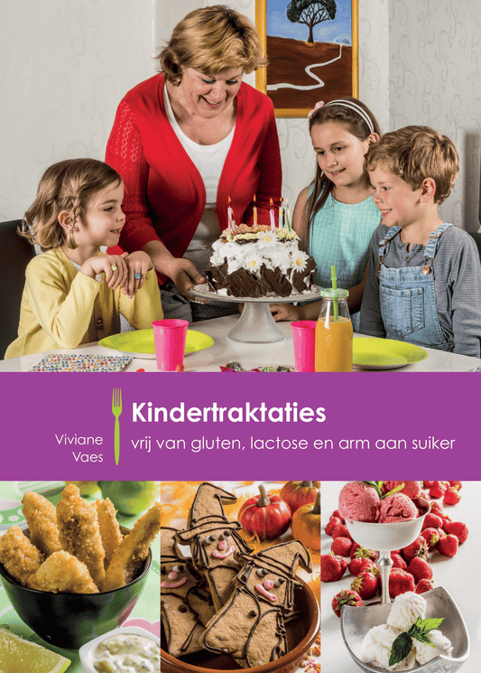 Kindertraktaties vrij van gluten, lactose en suikerarm (Hardcover)